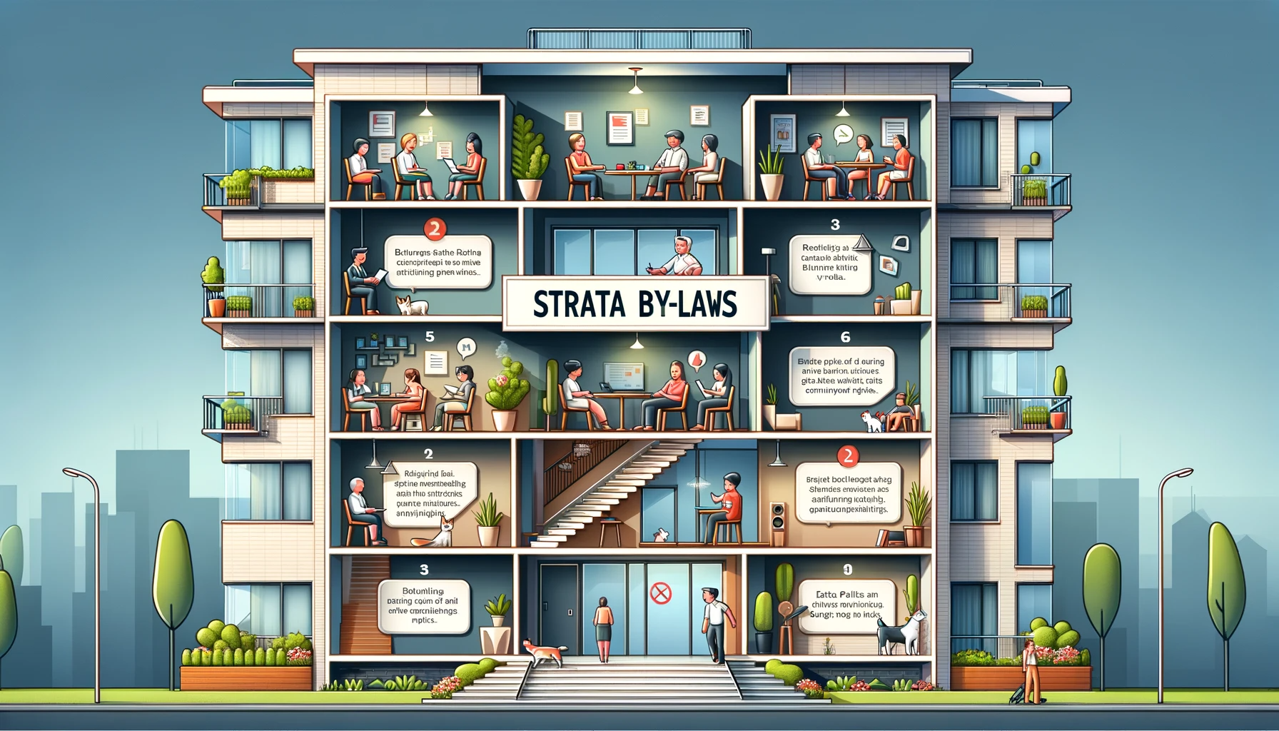 Strata by-laws stock image 2